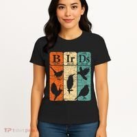 Birds Periodic Table Elements Birdwatching Ornithology Women's T-Shirt thumb 4
