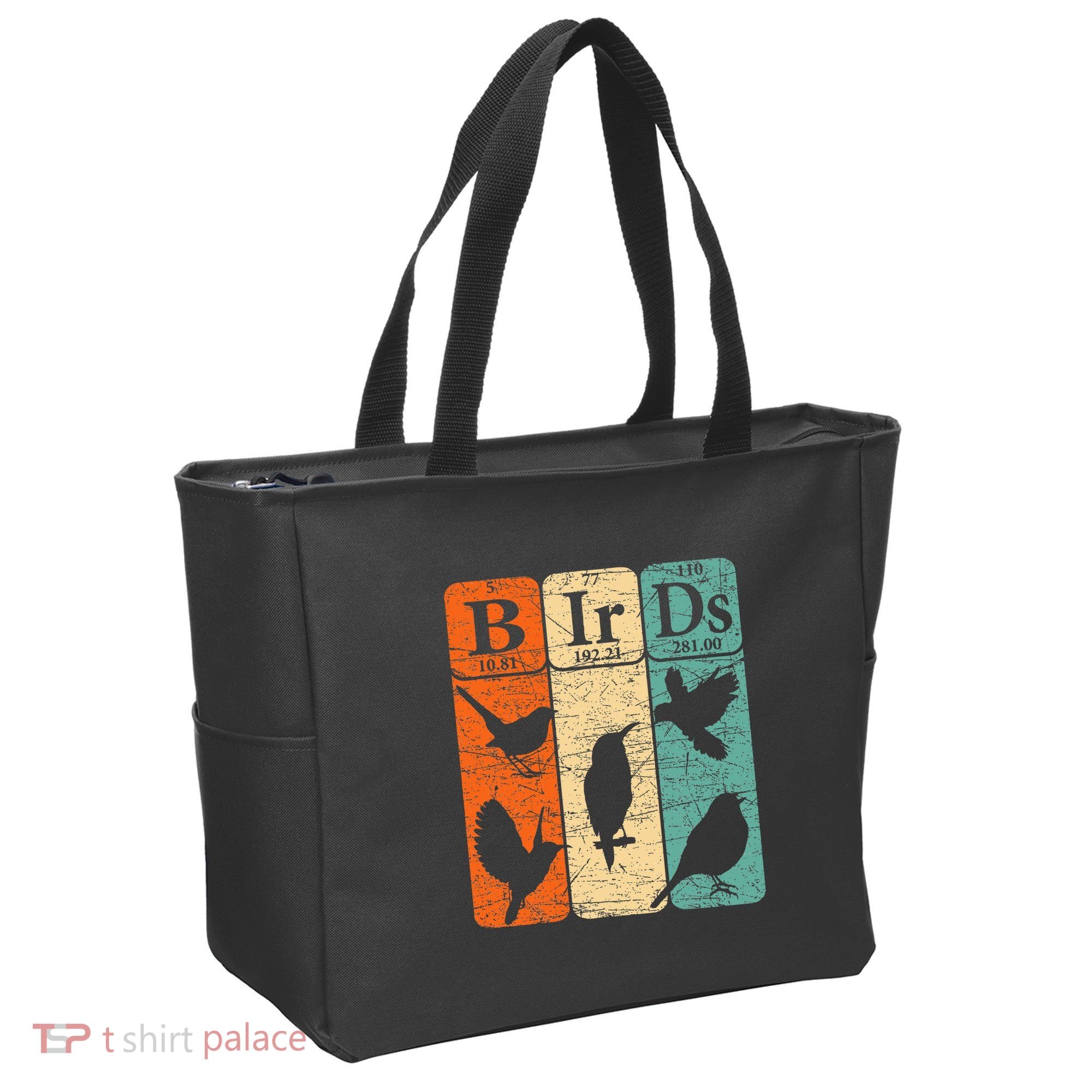 Birds Periodic Table Elements Birdwatching Ornithology Tote Bag