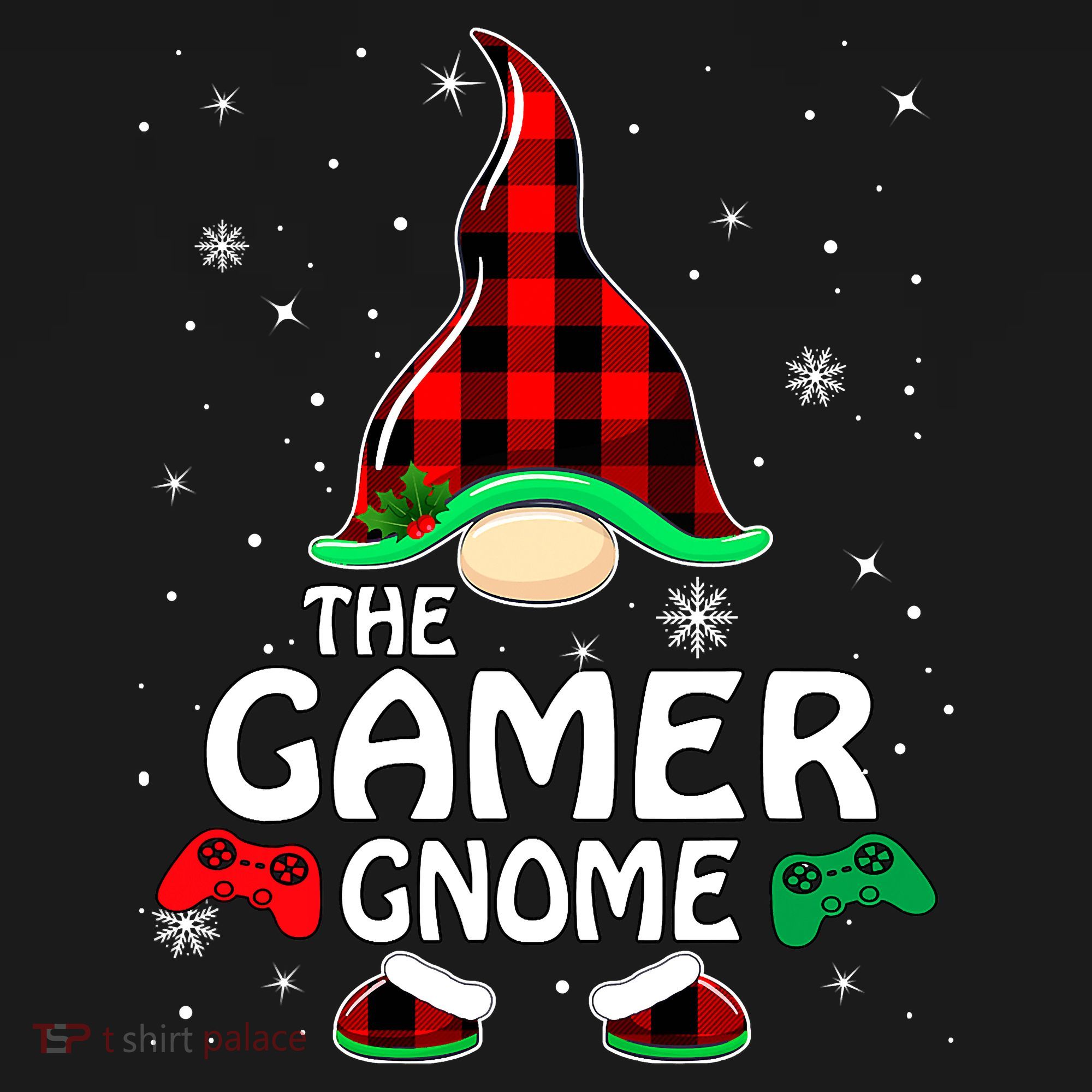 Buffalo Plaid The Gamer Gnome Gaming Lover Christmas Sweatshirt