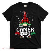 Buffalo Plaid The Gamer Gnome Gaming Lover Christmas T-Shirt thumb 0
