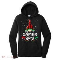 Buffalo Plaid The Gamer Gnome Gaming Lover Christmas Women's Hoodie thumb 0