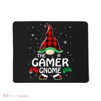 Buffalo Plaid The Gamer Gnome Gaming Lover Christmas Mousepad thumb 0