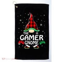 Buffalo Plaid The Gamer Gnome Gaming Lover Christmas Golf Towel thumb 0