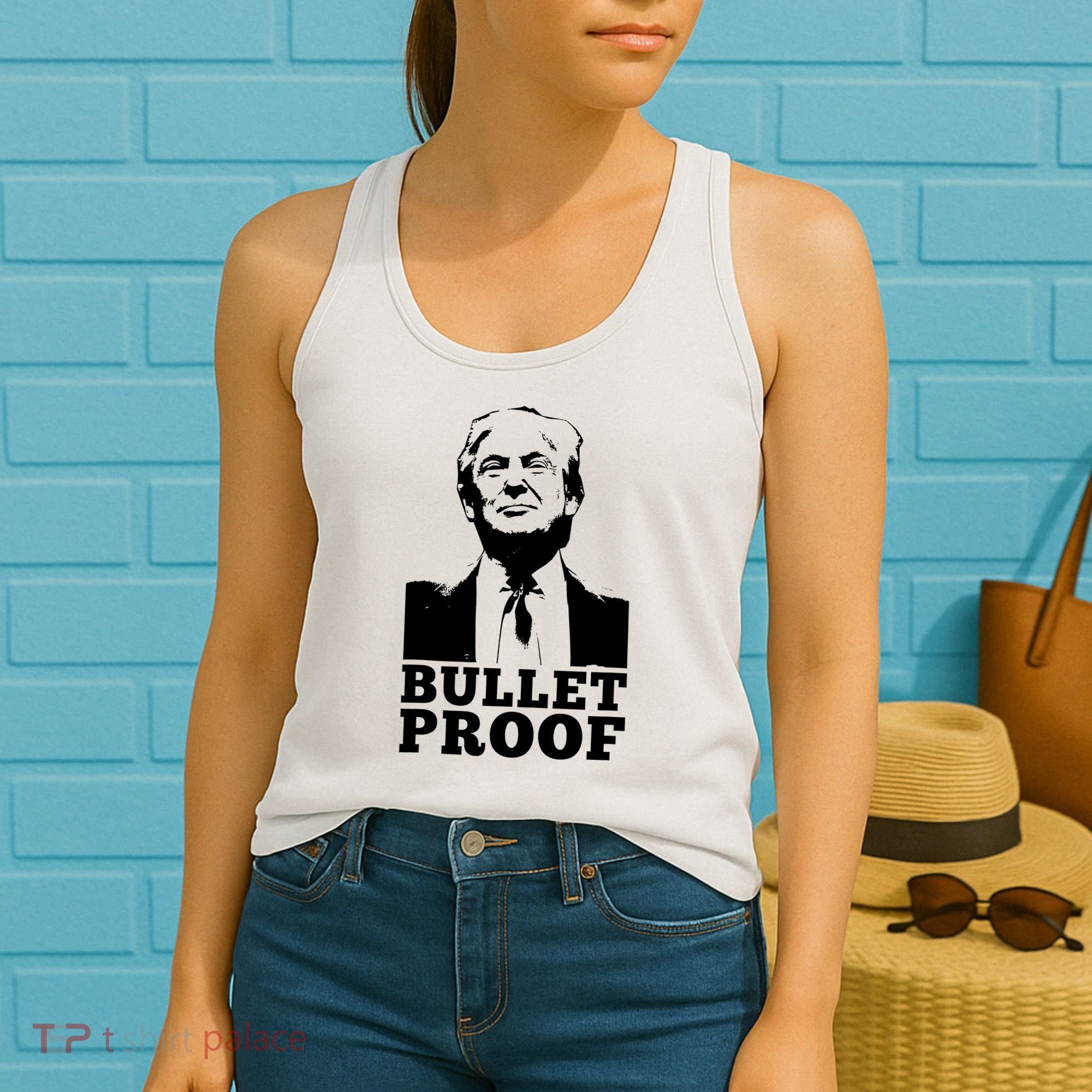 Bullet Proof Trump President Bullet Proof Trump Women's Tank Top
