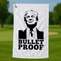 Bullet Proof Trump President Bullet Proof Trump Golf Towel thumb 1