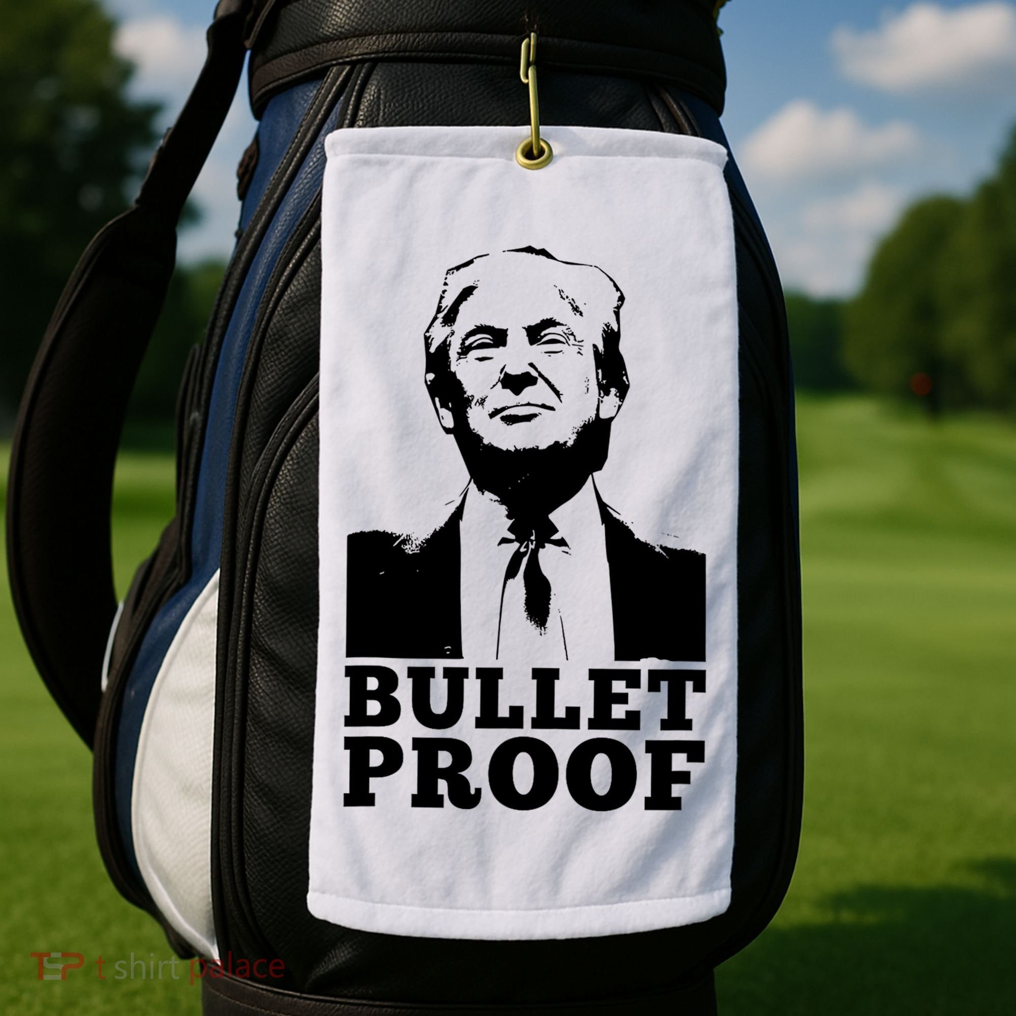 Bullet Proof Trump President Bullet Proof Trump Golf Towel