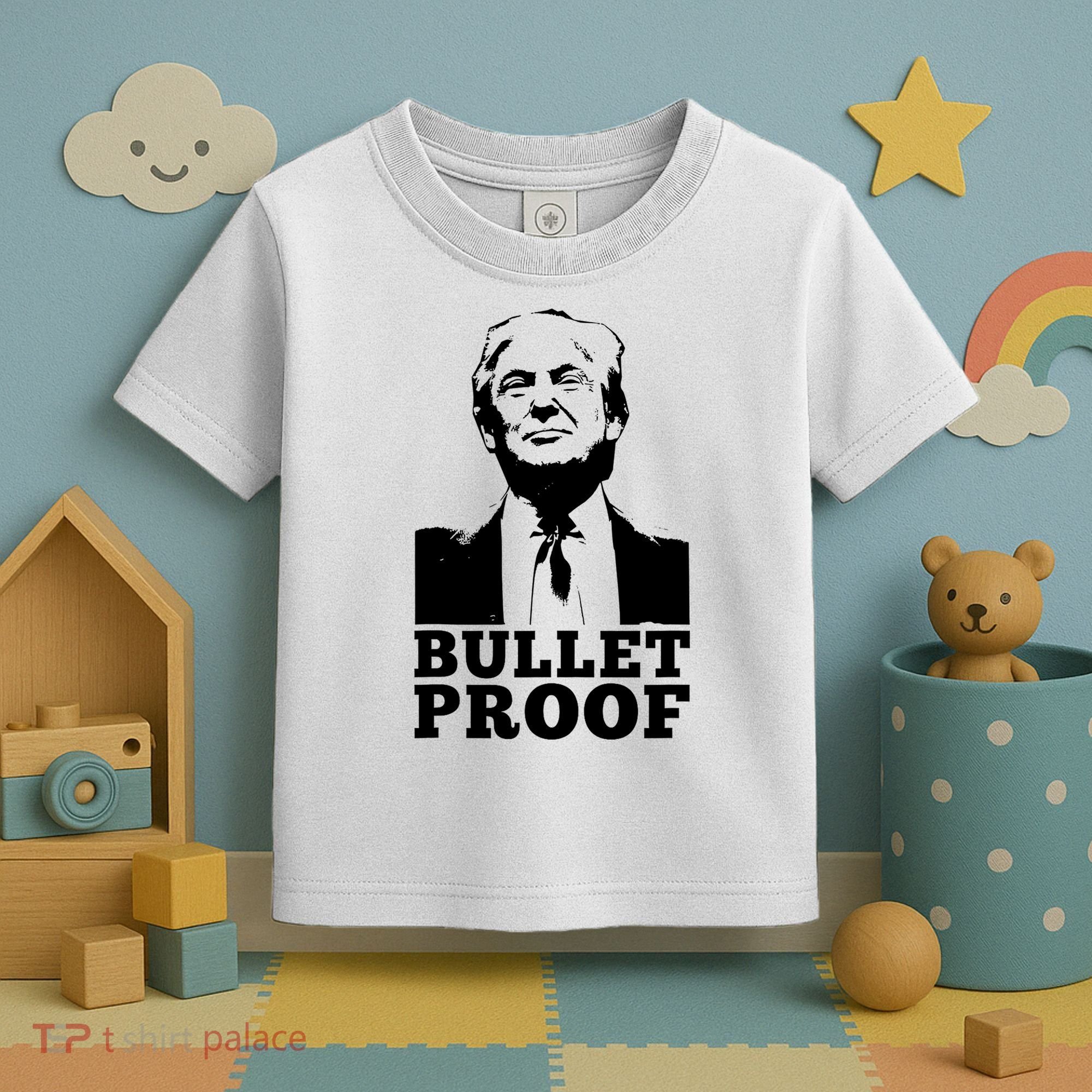 Bullet Proof Trump President Bullet Proof Trump Toddler T-Shirt