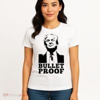 Bullet Proof Trump President Bullet Proof Trump Women's T-Shirt thumb 4