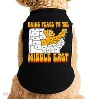 Bring Peace To The Middle East Usa Map Doggie Tank thumb 0
