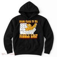 Bring Peace To The Middle East Usa Map Hoodie thumb 0