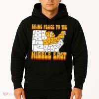 Bring Peace To The Middle East Usa Map Hoodie thumb 2