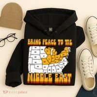 Bring Peace To The Middle East Usa Map Hoodie thumb 4