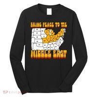 Bring Peace To The Middle East Usa Map Long Sleeve Shirt thumb 0