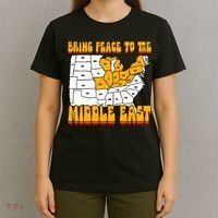 Bring Peace To The Middle East Usa Map T-Shirt thumb 4