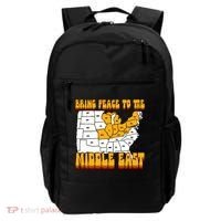 Bring Peace To The Middle East Usa Map Backpack thumb 0