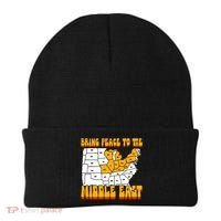 Bring Peace To The Middle East Usa Map Beanie thumb 0