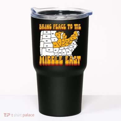 Bring Peace To The Middle East Usa Map Tumbler