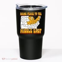Bring Peace To The Middle East Usa Map Tumbler thumb 0