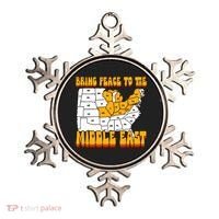 Bring Peace To The Middle East Usa Map Ornament thumb 0