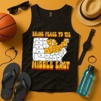 Bring Peace To The Middle East Usa Map Tank Top thumb 4