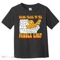 Bring Peace To The Middle East Usa Map Toddler T-Shirt thumb 0