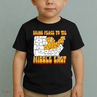 Bring Peace To The Middle East Usa Map Toddler T-Shirt thumb 2