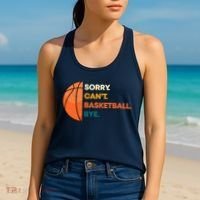 Basketball Player Team Sport Hoop Ball Game Guard Forward Women's Tank Top thumb 2
