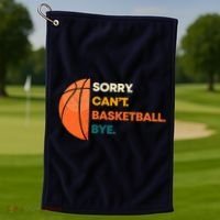 Basketball Player Team Sport Hoop Ball Game Guard Forward Golf Towel thumb 1