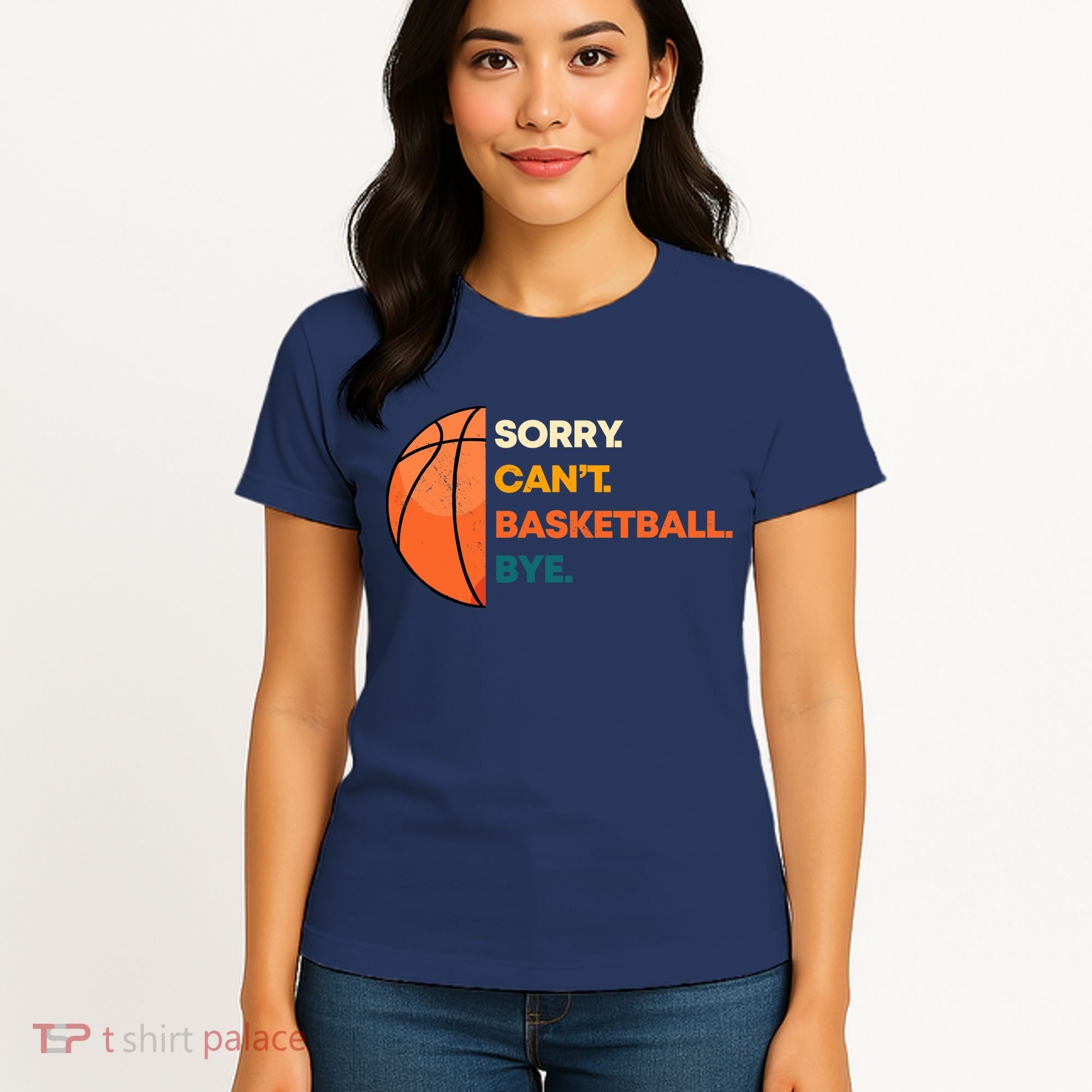 Basketball Player Team Sport Hoop Ball Game Guard Forward Women's T-Shirt