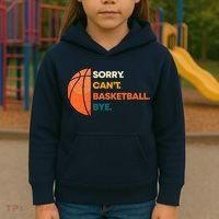 Basketball Player Team Sport Hoop Ball Game Guard Forward Kids Hoodie thumb 3