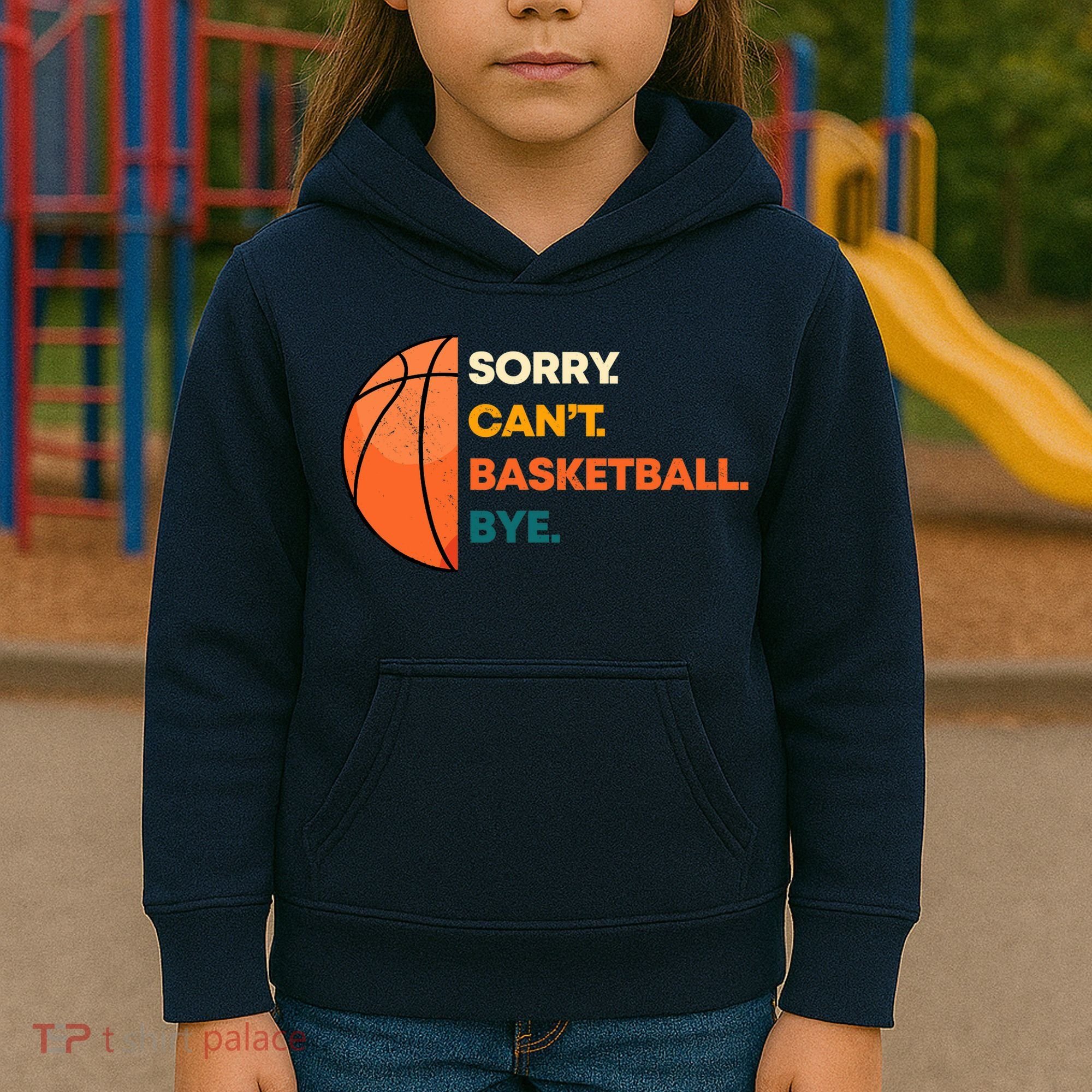 Basketball Player Team Sport Hoop Ball Game Guard Forward Kids Hoodie