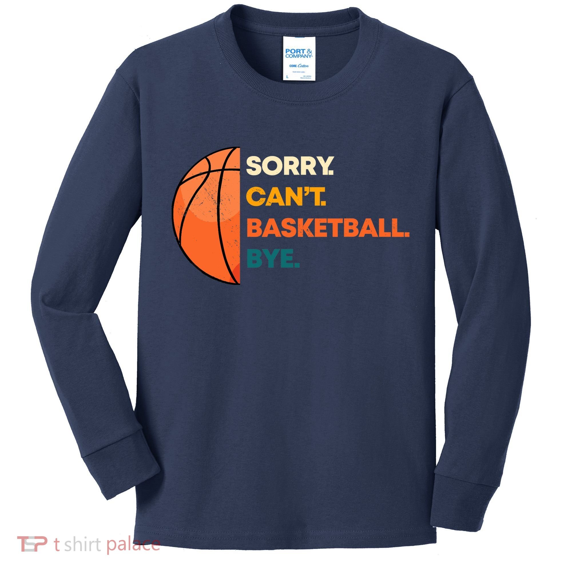 Basketball Player Team Sport Hoop Ball Game Guard Forward Kids Long Sleeve Shirt