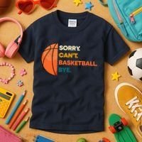 Basketball Player Team Sport Hoop Ball Game Guard Forward Kids T-Shirt thumb 3