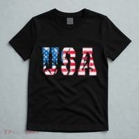 Baseball Player Team Fan American Flag Usa Vintage T-Shirt thumb 5
