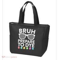 Bruh Prepare To Dye Funny Easter Egg Dyeing Tote Bag thumb 3