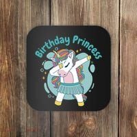 Birthday Princess Unicorn Cute Gift Coaster thumb 0