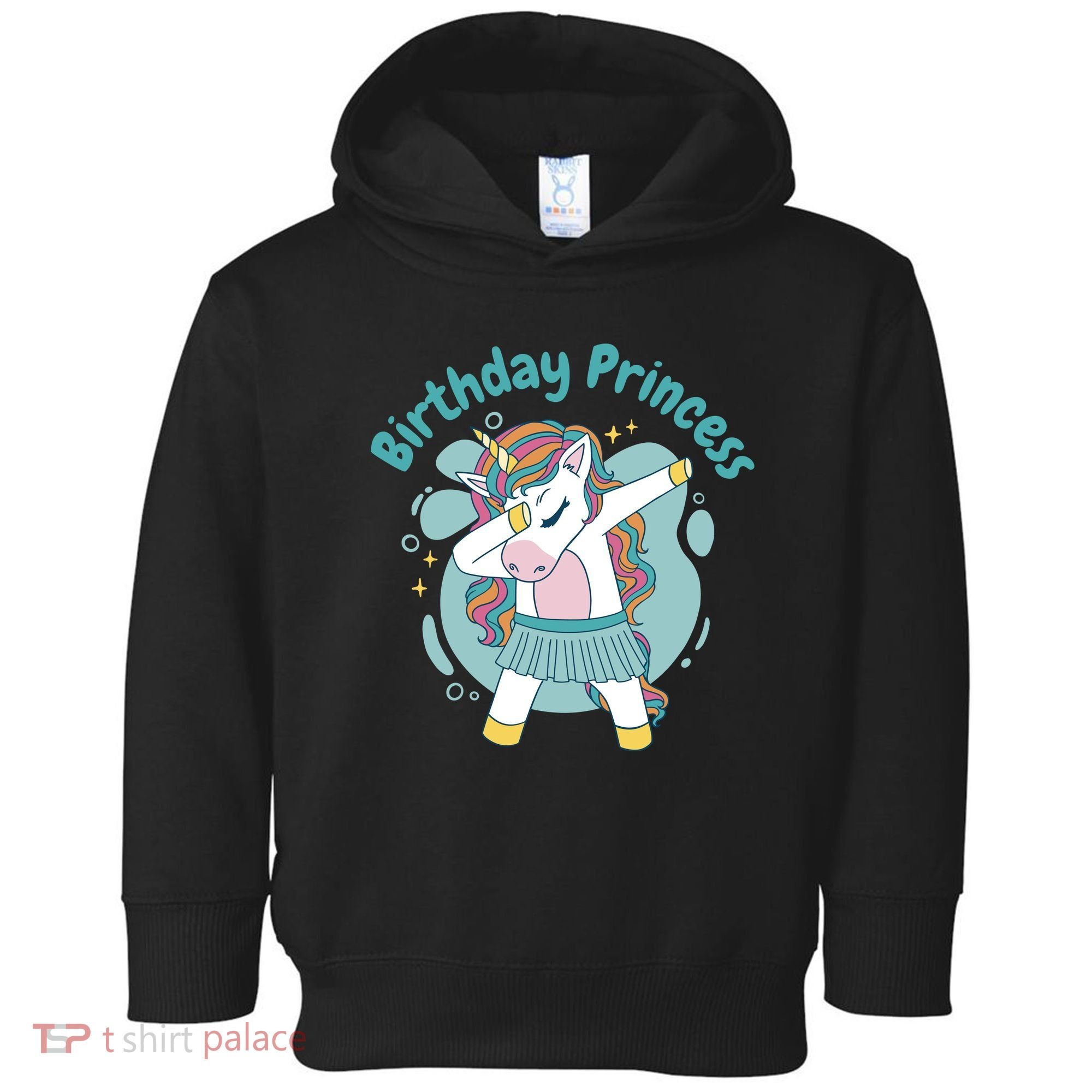 Birthday Princess Unicorn Cute Gift Toddler Hoodie