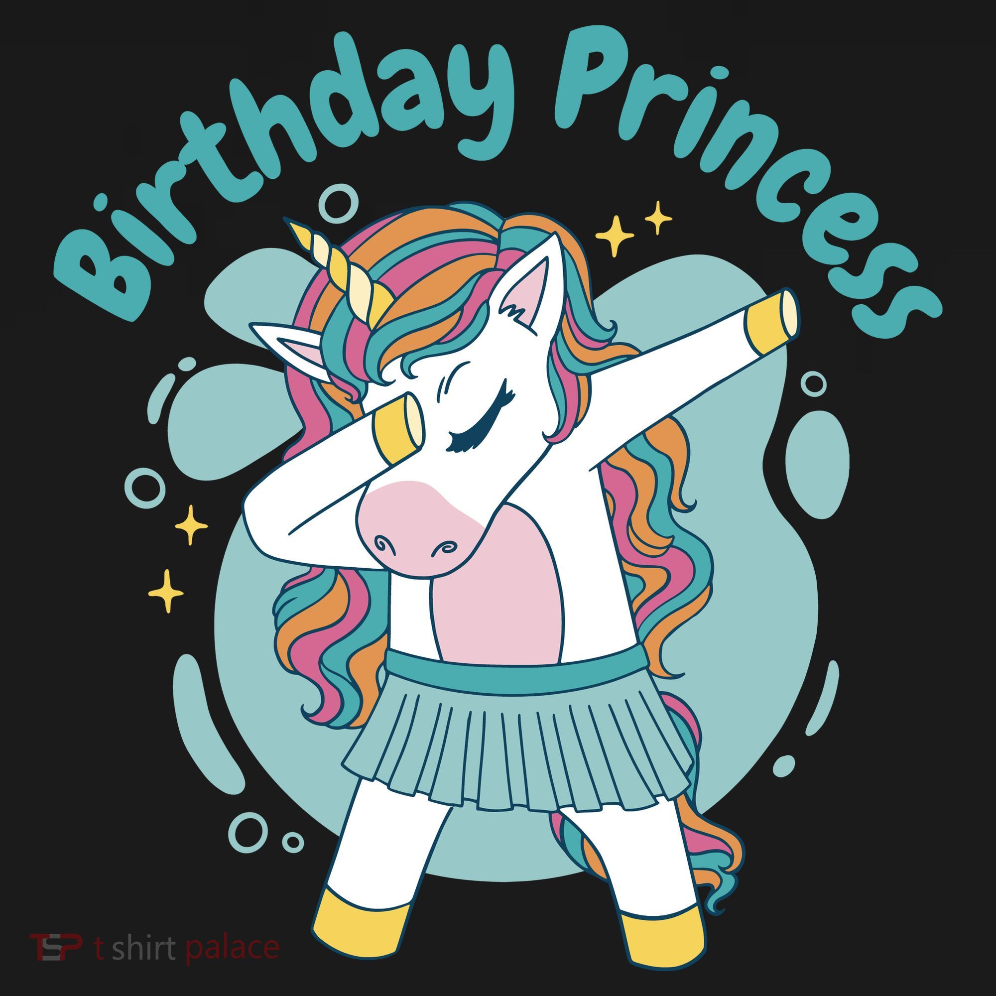 Birthday Princess Unicorn Cute Gift Toddler Hoodie