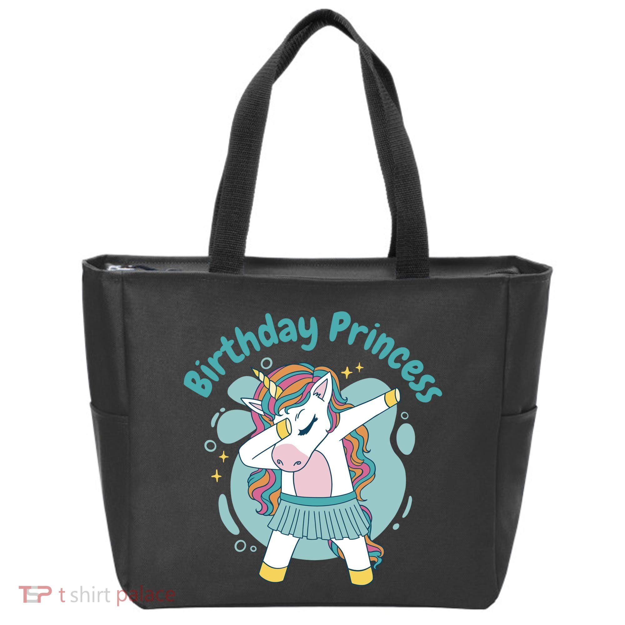 Birthday Princess Unicorn Cute Gift Tote Bag