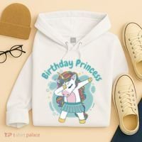 Birthday Princess Unicorn Cute Gift Hoodie thumb 4