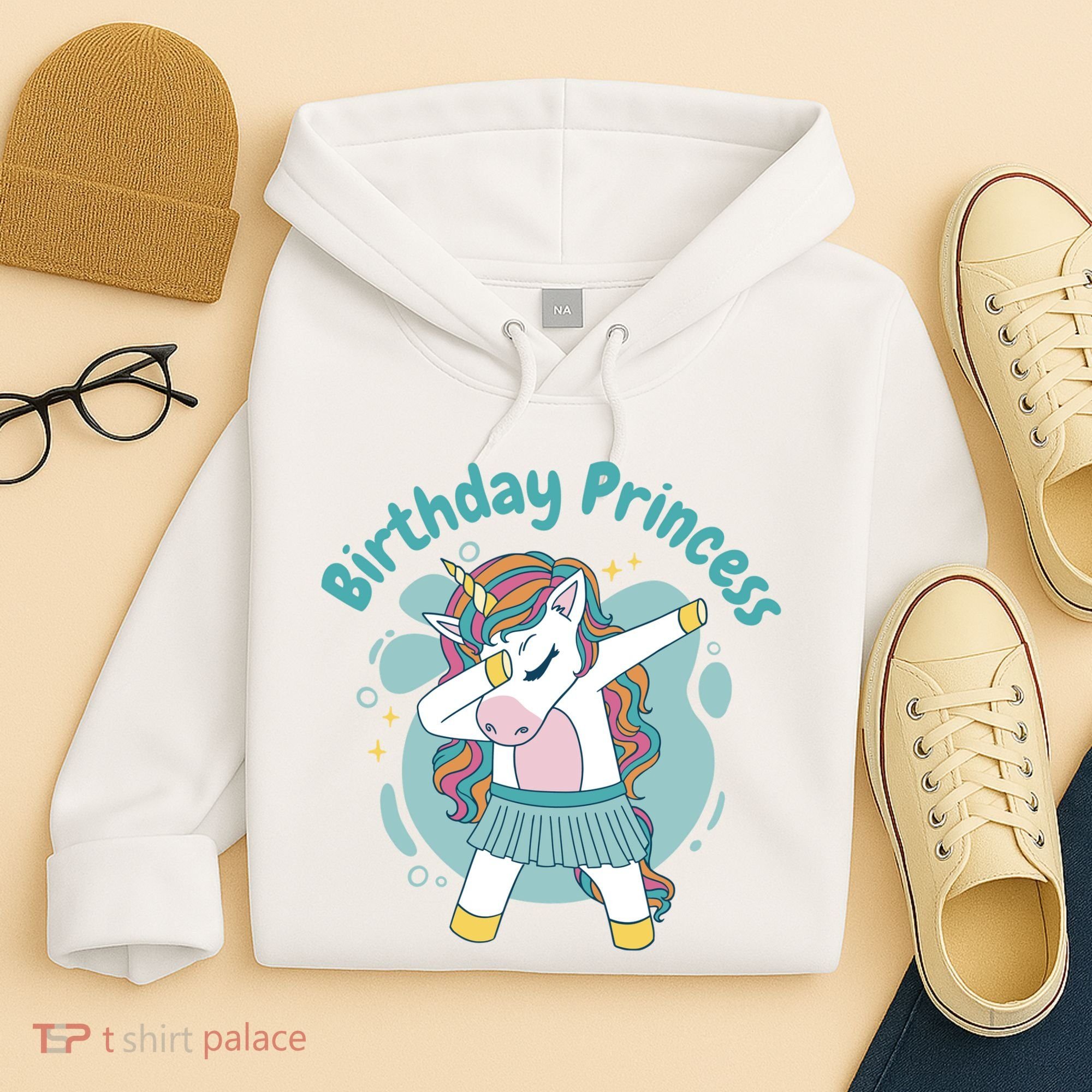 Birthday Princess Unicorn Cute Gift Hoodie