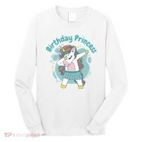 Birthday Princess Unicorn Cute Gift Long Sleeve Shirt thumb 0