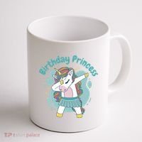 Birthday Princess Unicorn Cute Gift Coffee Mug thumb 1