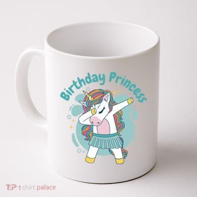 Birthday Princess Unicorn Cute Gift Coffee Mug
