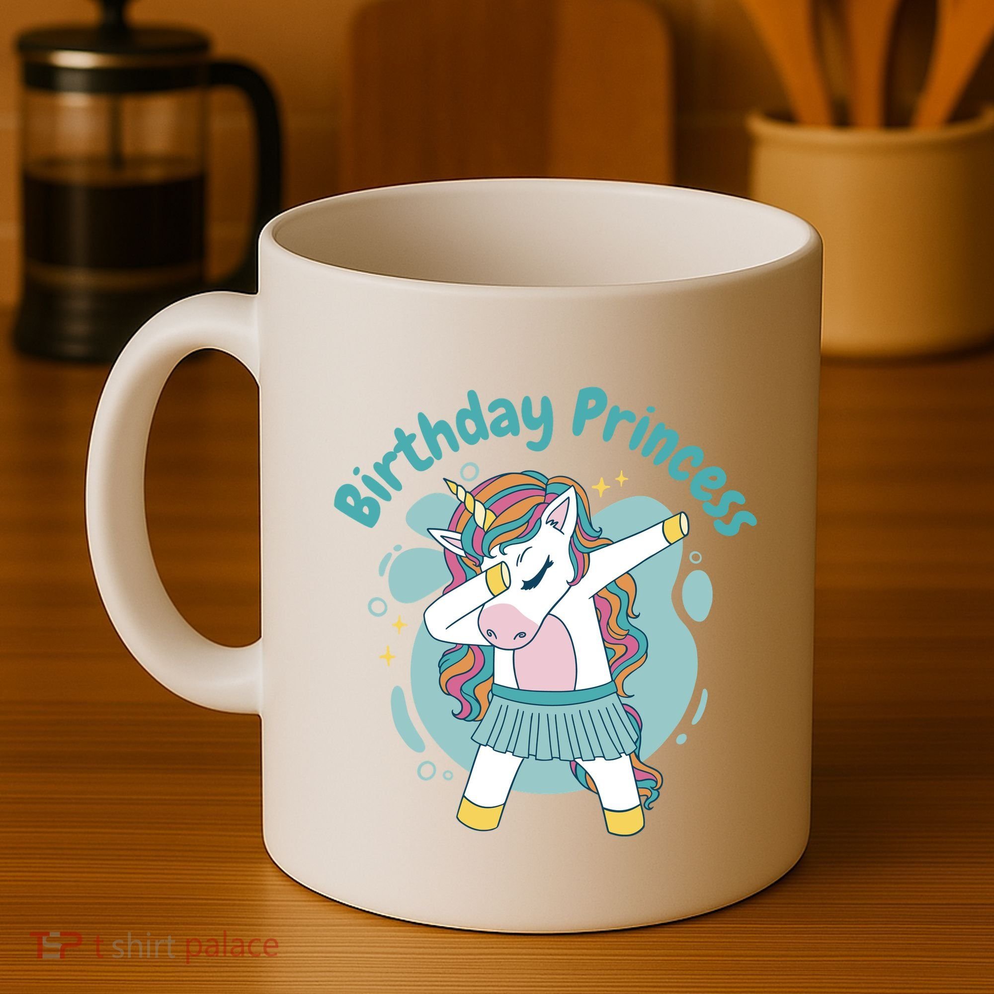 Birthday Princess Unicorn Cute Gift Coffee Mug