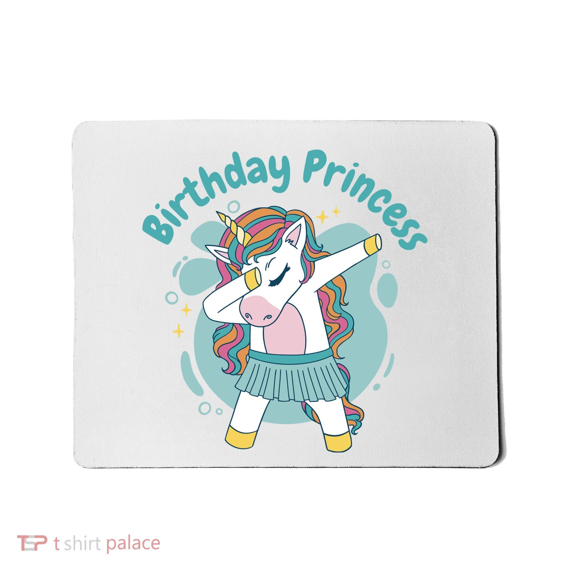 Birthday Princess Unicorn Cute Gift Mousepad