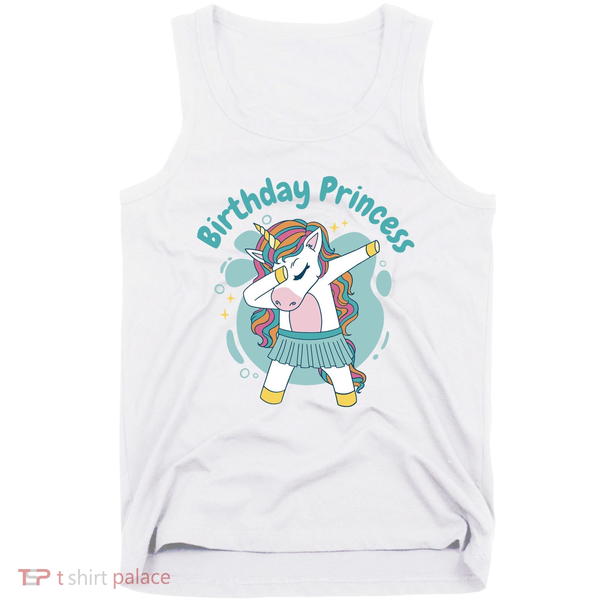Birthday Princess Unicorn Cute Gift Tank Top