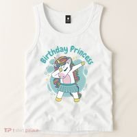 Birthday Princess Unicorn Cute Gift Tank Top thumb 2