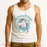 Birthday Princess Unicorn Cute Gift Tank Top thumb 3