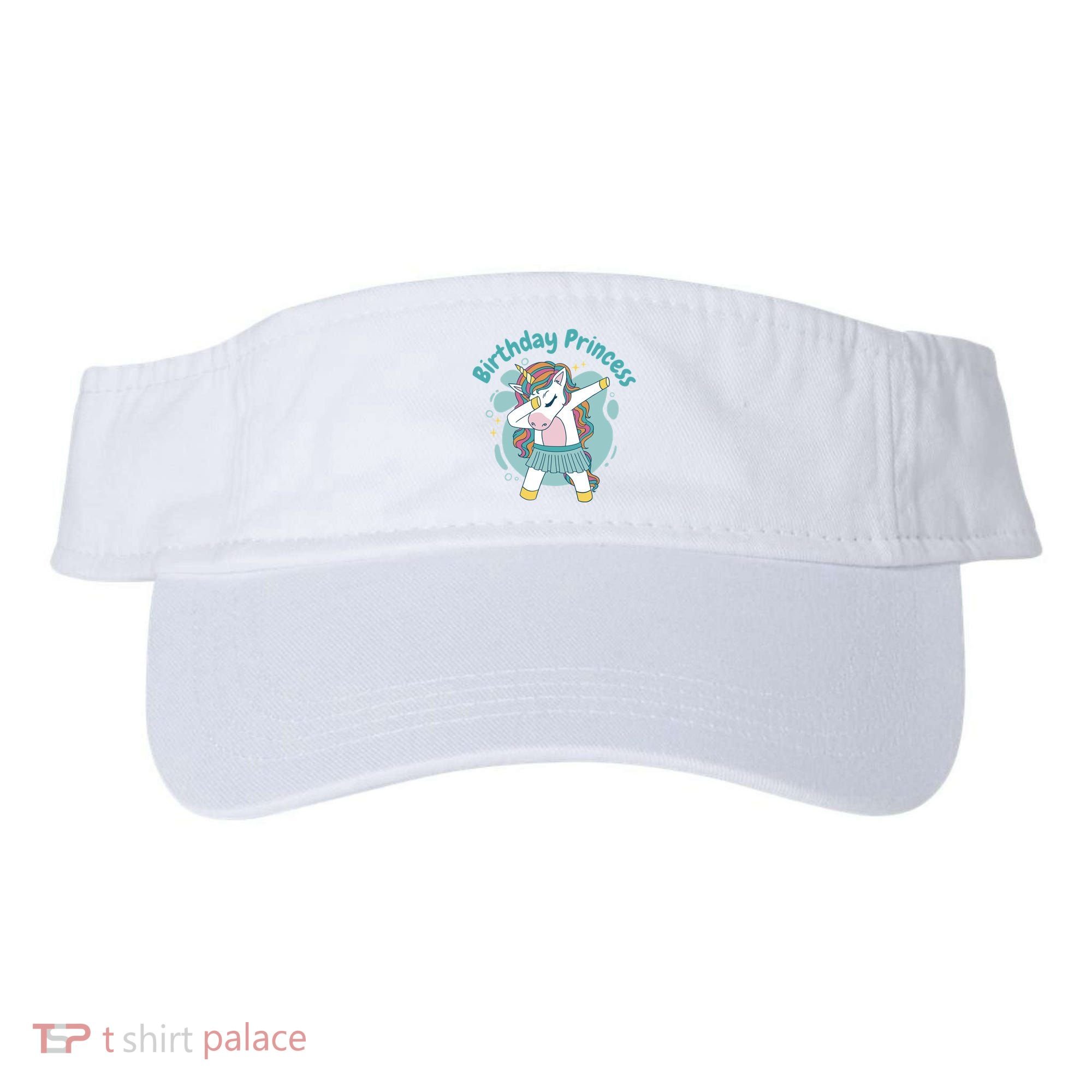 Birthday Princess Unicorn Cute Gift Visor